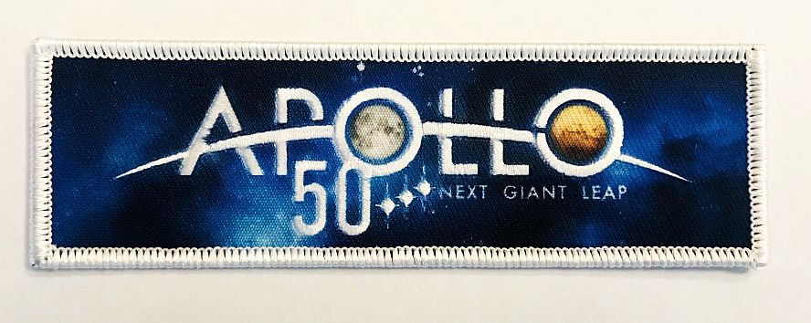 APOLLO 50 NEXT GIANT LEAP OFFICIAL PATCH - The Space Store