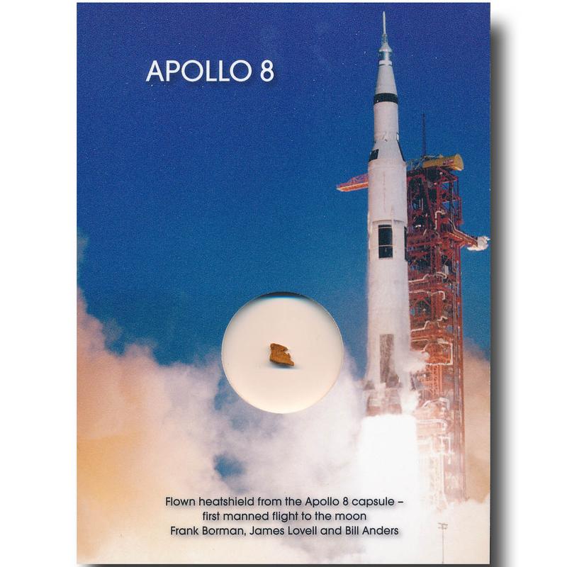 Apollo 8 FLOWN heatshield presentation - The Space Store