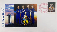 SPACEX CREW 3 Launch Logo Cover with Crew