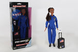 Female Astronaut Doll in Blue Flightsuit with Backpack