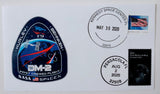 SPACEX/ NASA DM-2 launch and splashdown cachet cover from KSC - The Space Store