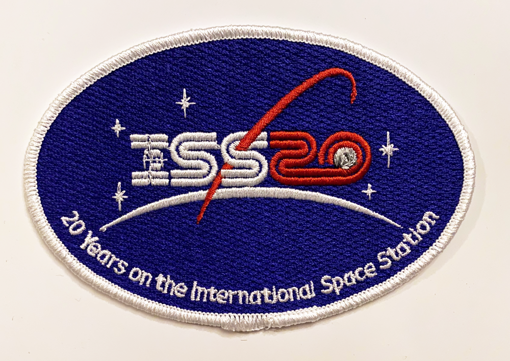 International Space Station 20 Years Commemorative Patch - The Space Store