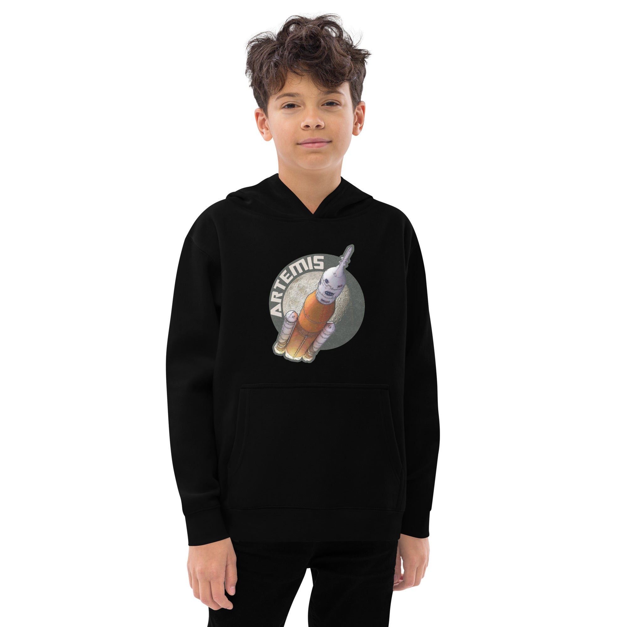 Artemis SLS Rocket Kids fleece hoodie - The Space Store