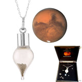 Mars Dust Necklace Tear Drop Shape - The Space Store