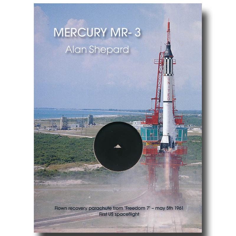 MERCURY MR-3 FLOWN PARACHUTE PRESENTATION - The Space Store