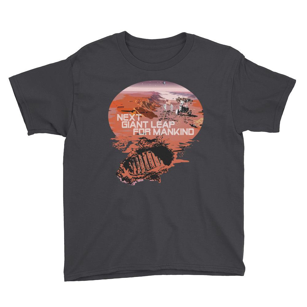 MARS - 'NEXT GIANT LEAP FOR MANKIND' - YOUTH SHIRT - The Space Store