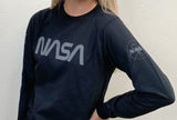 NASA Logo Reflective Long Sleeve Tee