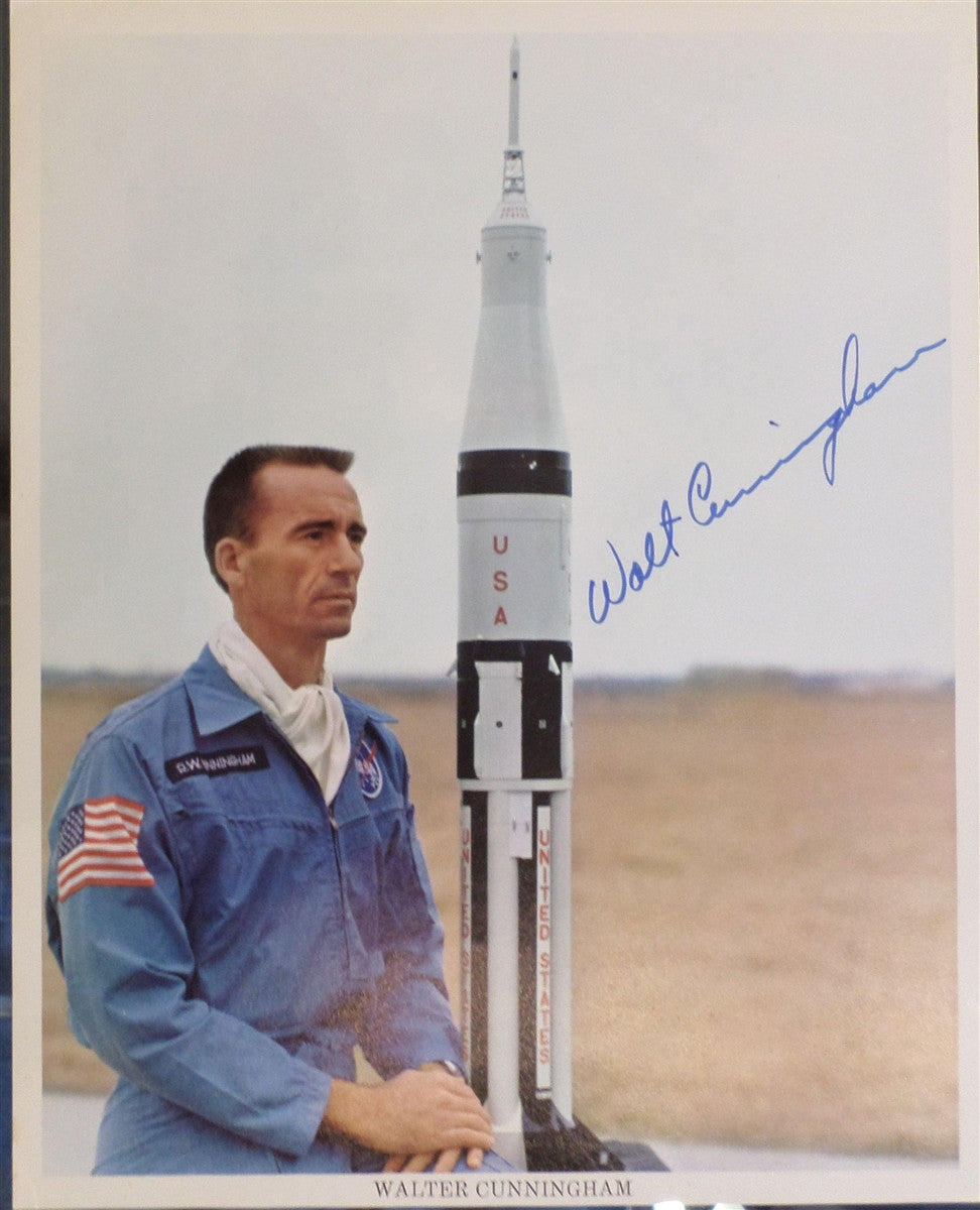 Walt Cunningham autographed 8 x 10 - The Space Store
