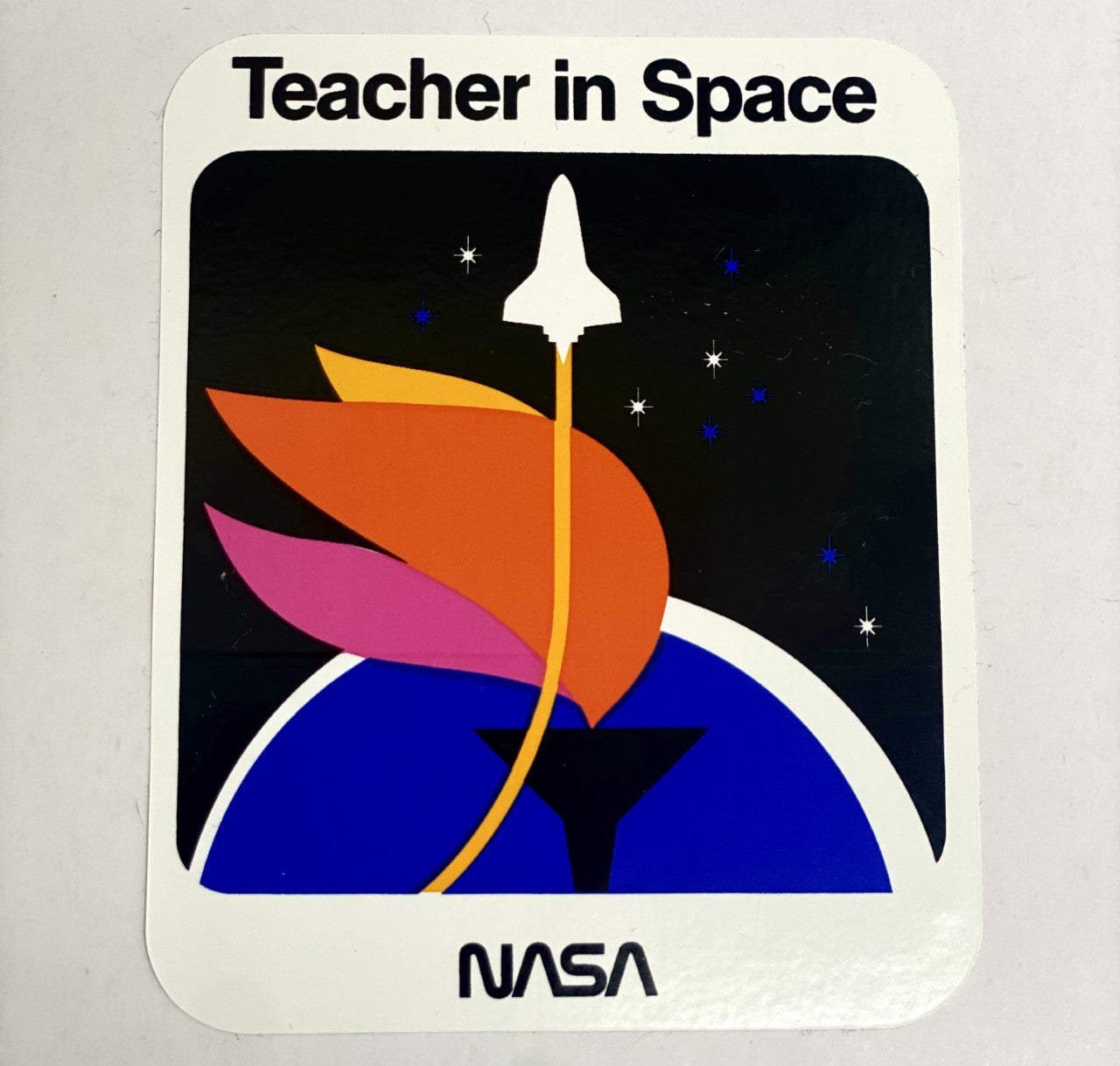 Teacher in Space Sticker