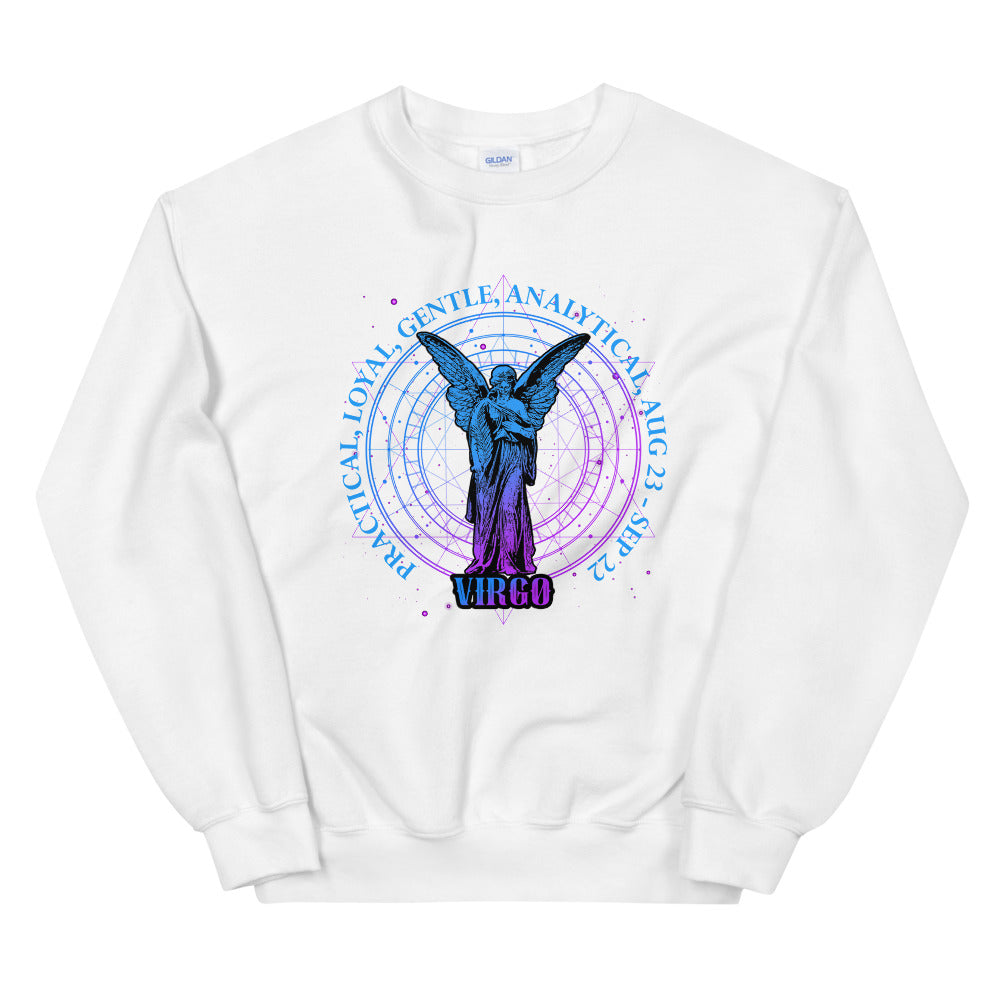 Virgo Zodiac Sign Sweatshirt - Multiple Colors Available - The Space Store