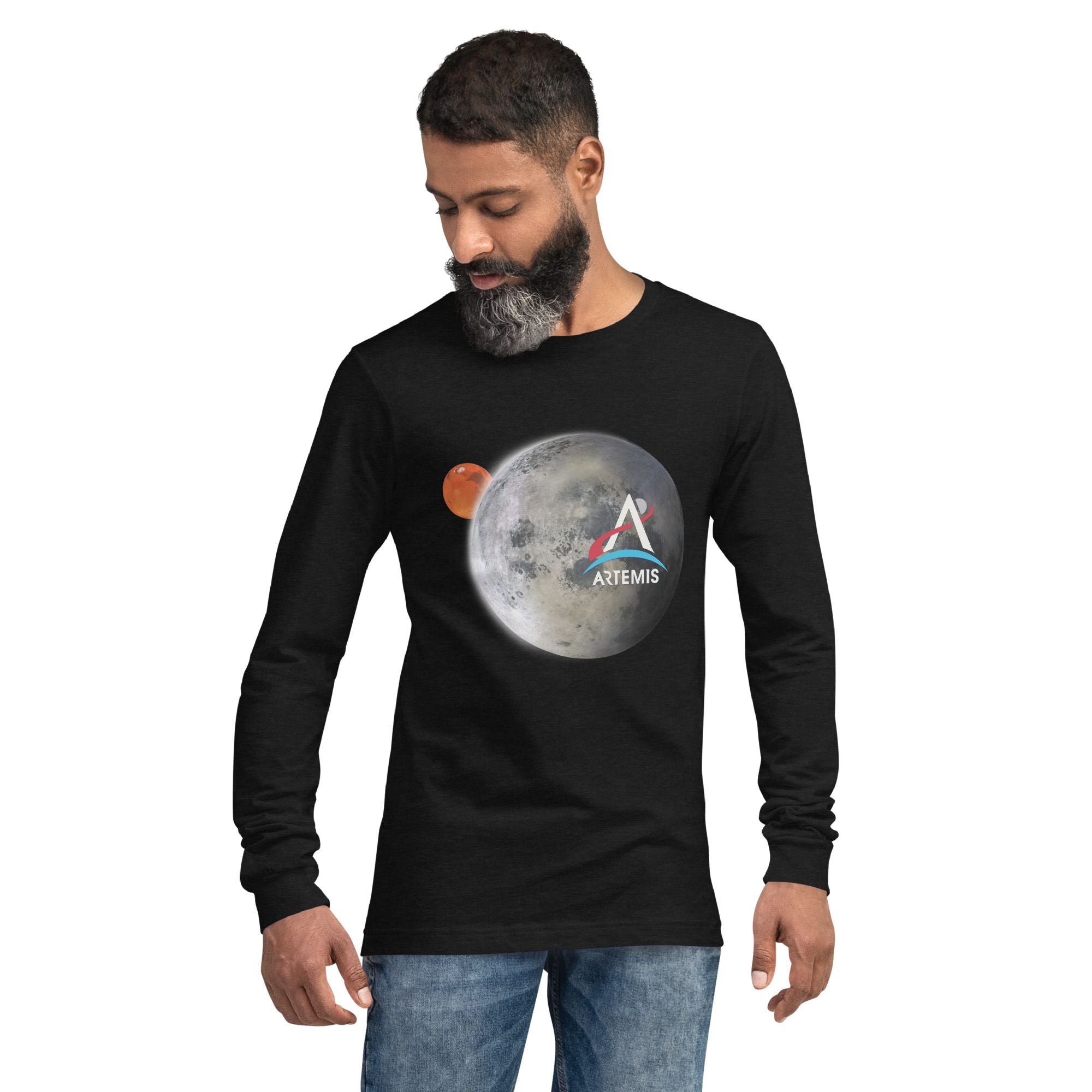 ARTEMIS 1 Adult Unisex Long sleeve Shirt - The Space Store