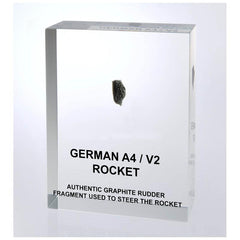 V2 / A4 Peenemunde Rocket Graphite Rudder Acrylic