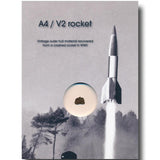 V2 Rocket Vintage Hull Material Fragment Presentation - The Space Store