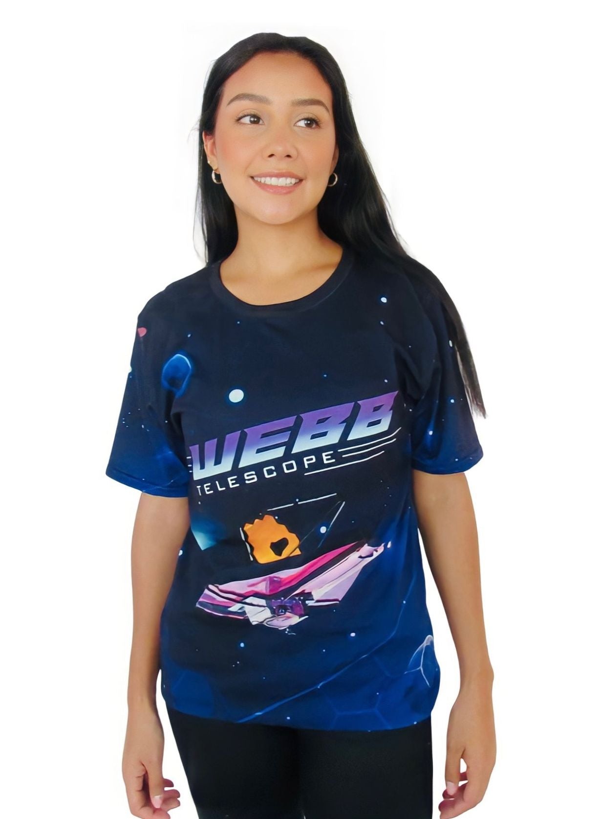 WEBB Telescope Youth crew neck t-shirt 8 to 20 with WEBB Logo - The Space Store