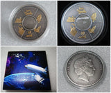 Cook Islands 2016, Space Shuttle with FLOWN material, 5 Dollar Coin