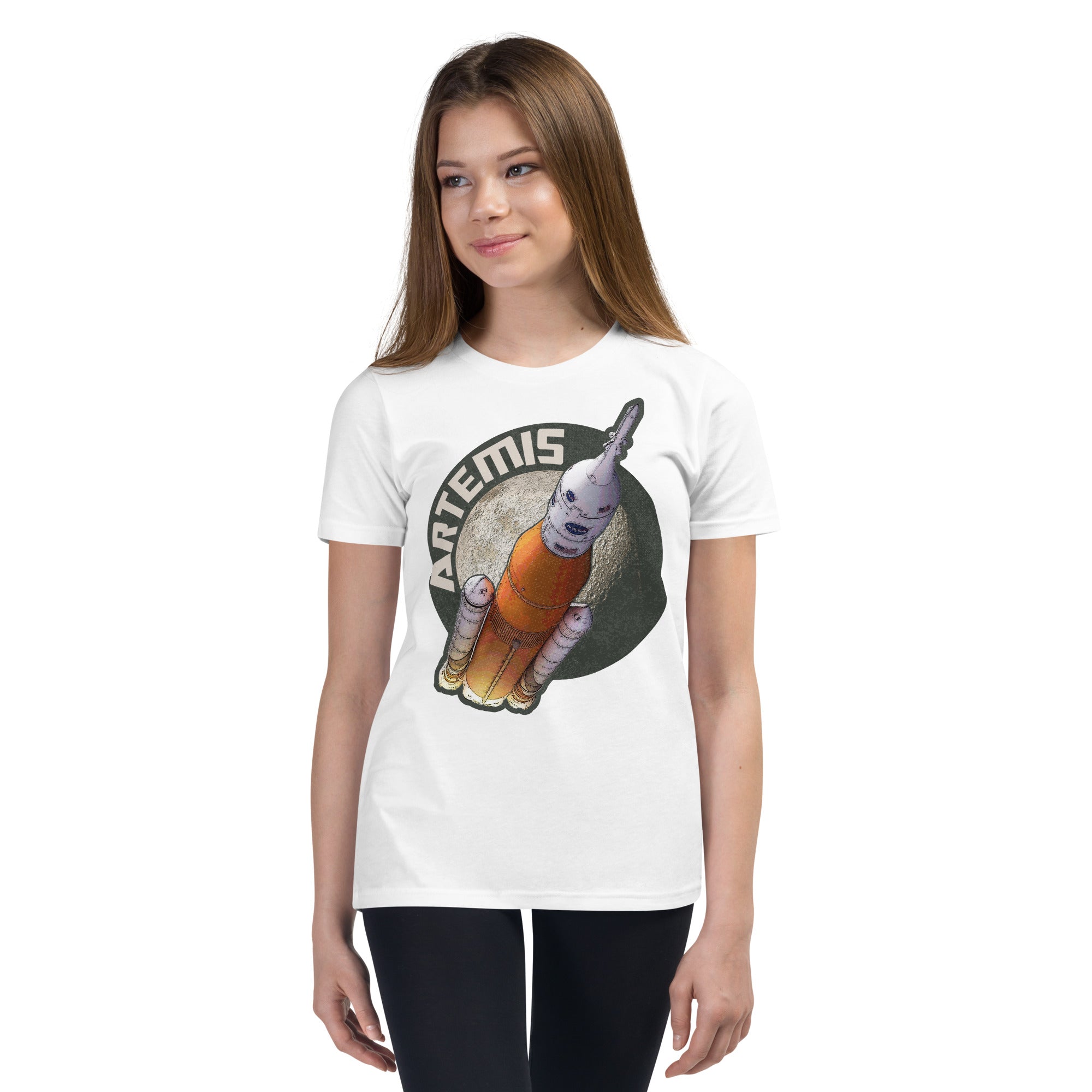ARTEMIS SLS Rocket Youth T Shirt - The Space Store